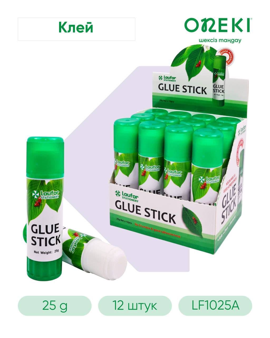 Клей карандаш Loufor 25g, LF1025A, (12 шт/уп)