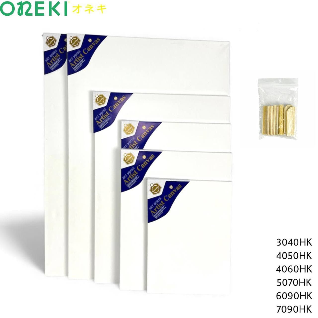 Холст на подрамнике, хлопок 280гр, 40*40 см, 4040НК