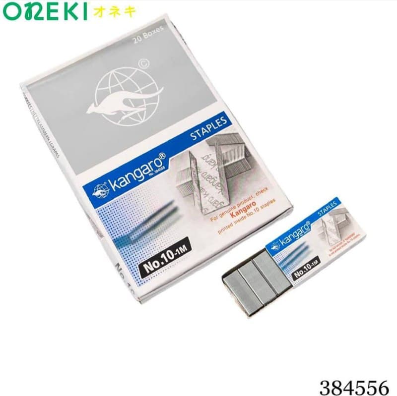 Скобы для степлера Kangaro No.10, 20 коробок, 384556