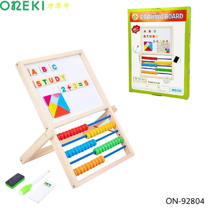 Игрушка развивающая деревянная с абаком и магнитами ON-92804