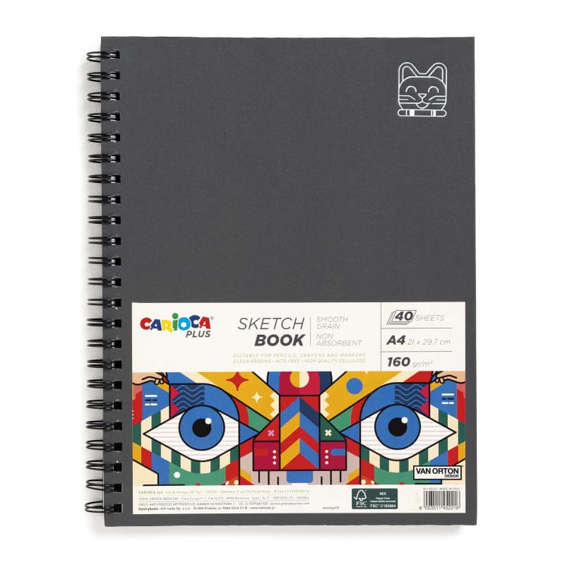 Sketchbook A4, 35 листов 100 грамм, ONEKI, ON-23705-A4