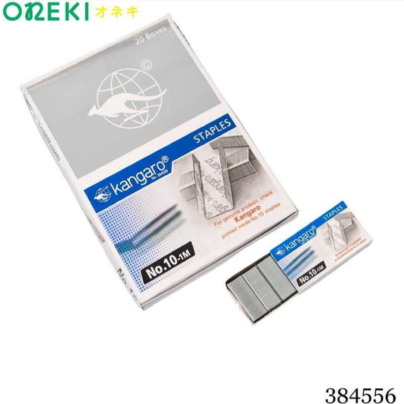Скобы для степлера Kangaro No.10, 20 коробок, 384556