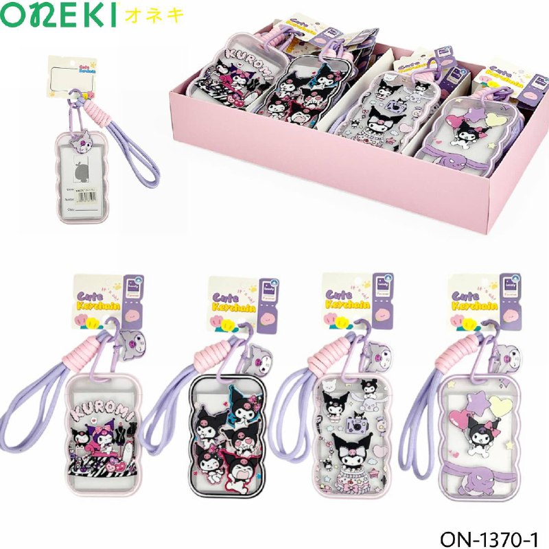 Бэйджик пластиковый вертикальный детский KUROMI, ON-1370-1