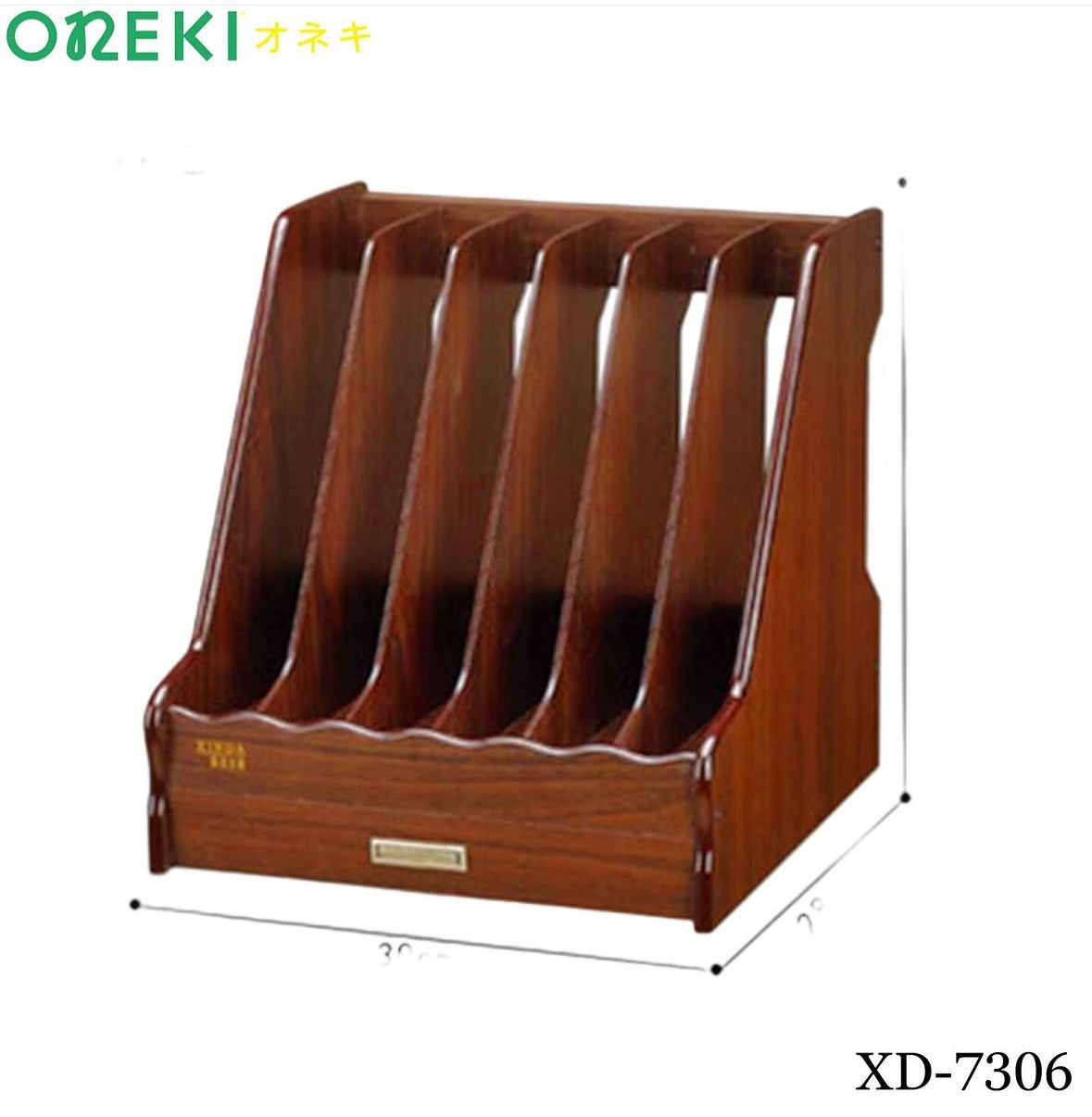 Лоток вертикальный деревянный 6 секций, XD-7306